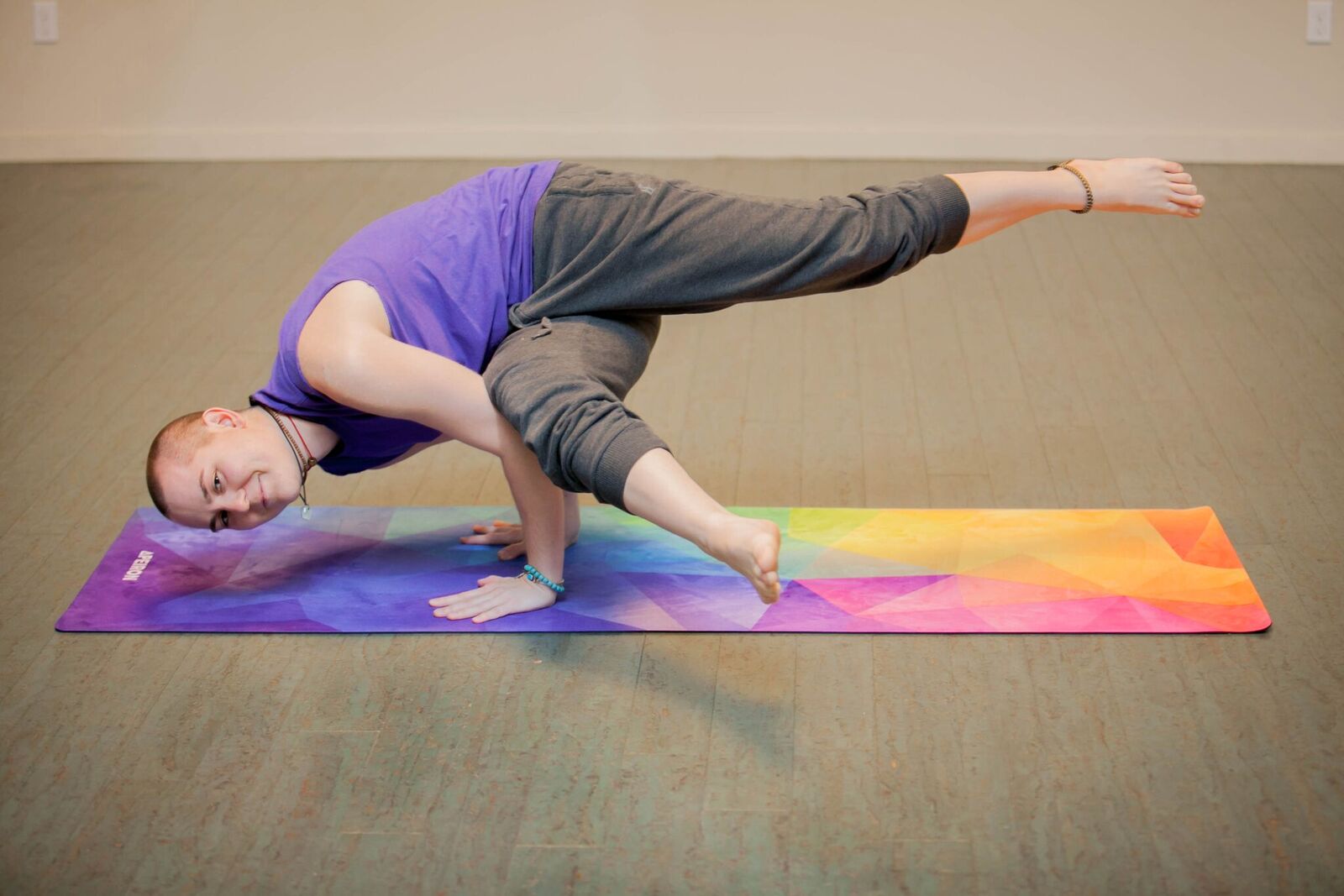 Zero Fox Given Yoga Mat - Practice Yoga In Style [Gift Idea / Fun Present]  Exercise Mat / Cute Animal Yoga Mat / Green Yoga Mat